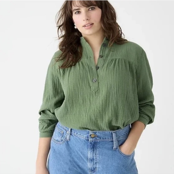 J. Crew Tops - J. Crew Fresco Top in Soft Gauze small